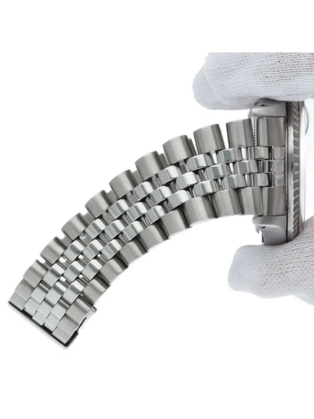 Rolex Datejust Watch Box SS Silver Polished